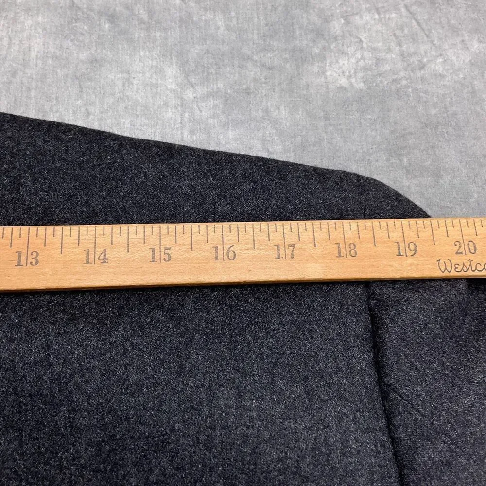 Jos A Bank Blazer Men 42 Gray‎ Flannel Wool Premier Classic Career Union USA VTG